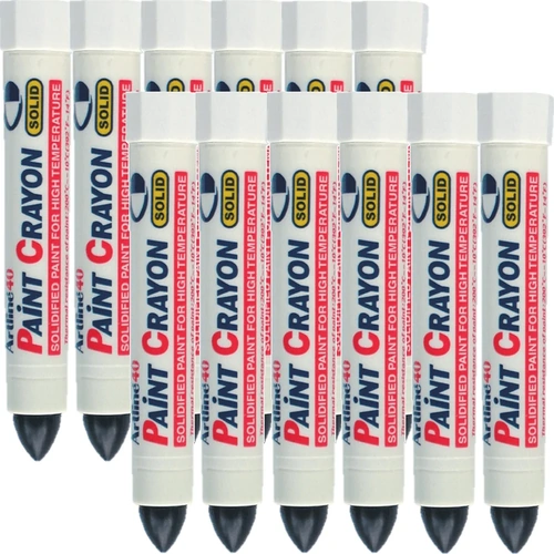 Artline 40 Permanent Paint Crayon BLACK 104001 - 12 Pack