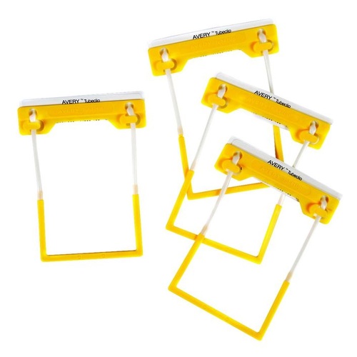 Avery Yellow Tubeclip File Fastener 3 Piece Set - 500 Per Pack