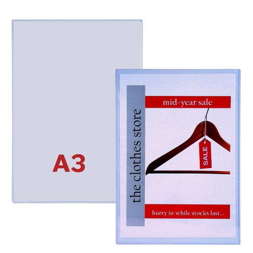 Marbig A3 PVC Document Protector 5 Pack - 90081