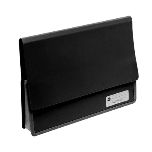 Marbig A4 Heavy Duty Polypick Document Wallet - Black