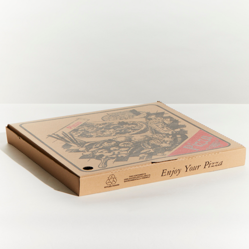 15" Pizza Boxes Generic Print - Sleeve of 100