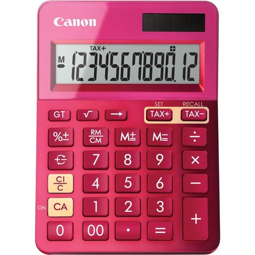 Canon Calculator 12 Digit Desktop LS-123K - Metallic Pink