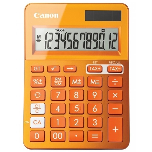 Canon Calculator 12 Digit Desktop LS-123K - Metallic Orange