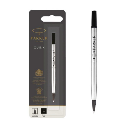Parker Pen Refill Ink Rollerball Fine Point 0.5mm - BLACK