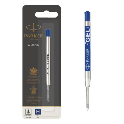 Parker Pen Refill Gel Medium Point 0.7mm 1950346 - BLUE