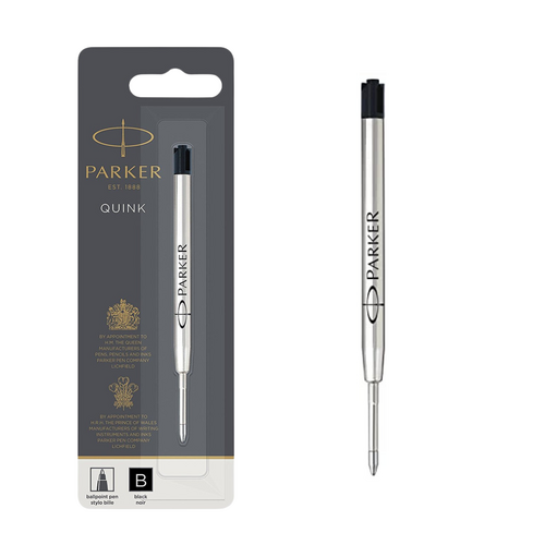 Parker Ballpoint Pen Refill Broad Nib 1.3mm 1950366 - BLACK