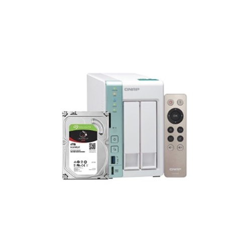 **SPECIAL** STARTER BUNDLE - QNAP TS-251A-2G 2 Bay With (1 x 4TB) Seagate Ironwolf HDD