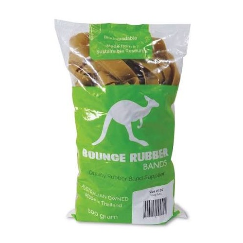 Bounce Rubber Bands 500gm Bag No.107 - 82297