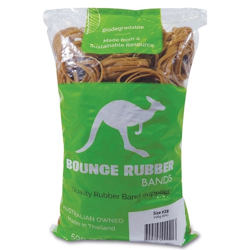Bounce Rubber Bands 500gm Bag No.28 - 82292