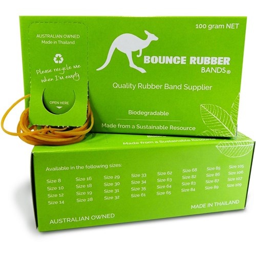 Bounce Rubber Bands 100gm Box No.14 - 46482