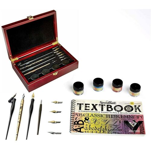 Speedball Collectors Pen And Ink Calligraphy Drawing Kit - 3063