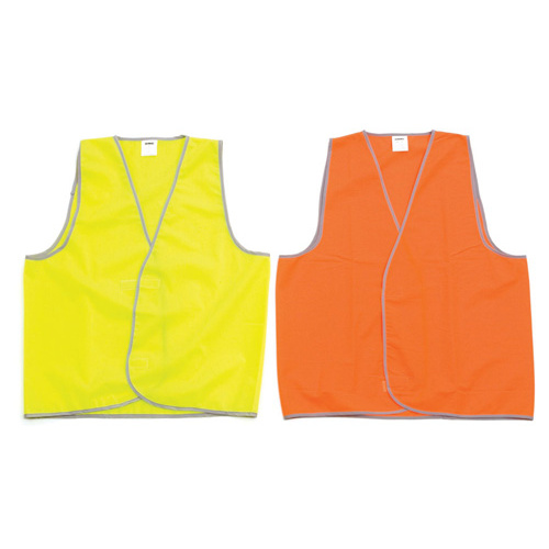 Zions Safety Vest Fluro Yellow Large Day Use