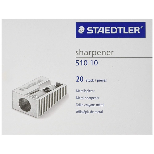 Staedtler Metal Sharpener Single Barrel 510-10