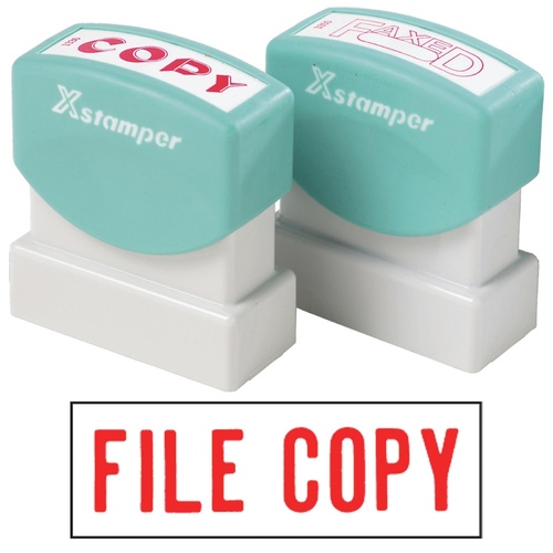X-Stamper Self Inking Ink Stamp FILE COPY Pre-Inked, Re-inkable Up To 100,000 Impressions - 1071