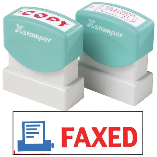 X-Stamper Self Inking Ink Stamp ICON FAXED Pre-Inked, Re-inkable Up To 100,000 Impressions  - 2023