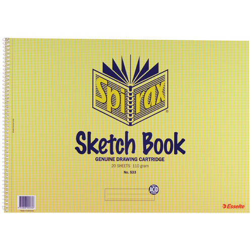 Spirax Sketch Book 533 A3 - 40 Pages - 10 Pack