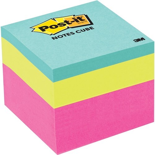 Post-it Notes Mini Cube 2051-MC 48 X 48mm Assorted Bright Colour