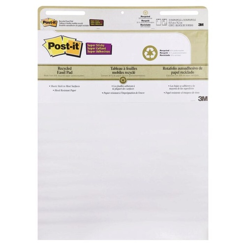 Post-it 3M Easel Note Pad 559-RP 635 x 762mm Recycled