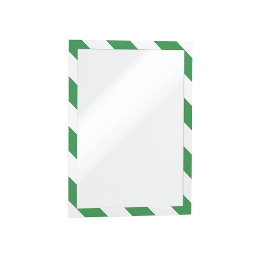 Durable Safety Sign A4 Security 2 Pack 4944131 - Green/White 
