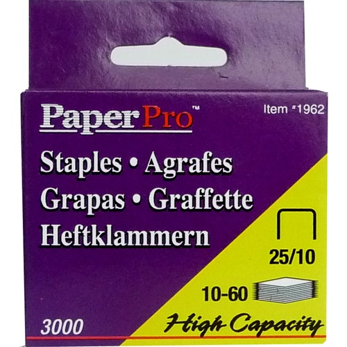 Bostitch Paper Pro Staples 25/10  Heavy Duty 315510 - 3000 Pack