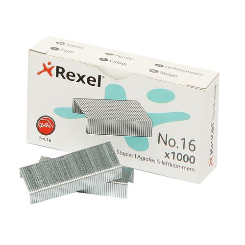 Rexel Staples NO.16 (24/6) 6mm 25 Sheet Capacity - Pack of 1000