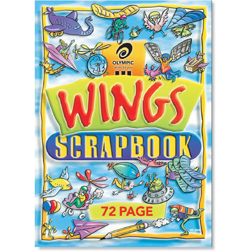 Olympic Scrapbook 325 School Wings 72 Page - 10 Pack