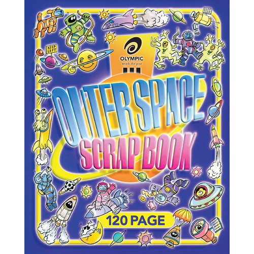 Olympic Scapbook Outerspace 335mm x 280mm 64 Page - 10 Pack