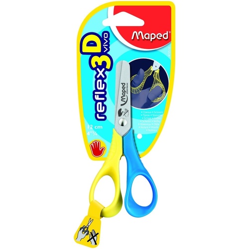 Maped Reflex 3D Vivo 12cm Kids Scissors - Assorted