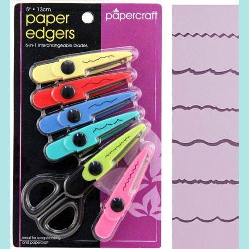 Papercraft Paper Edges 6 In 1 Interchangeable Blades