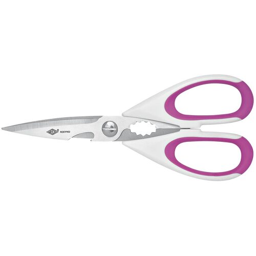 Wedo All Purpose Scissors 22cm Brushed Stainless Steel - Pink