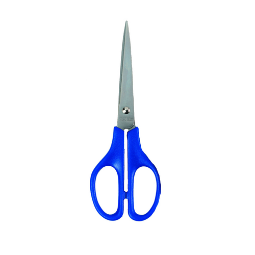 Celco Scissors 165mm Soft Grip Stainless Steel Blades - Blue