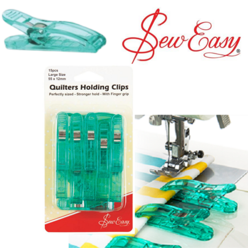 Sew Easy Quilters Holding Clips LARGE 55x12mm - 15 Pack - ER230.L