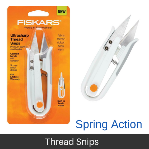 Fiskars Ultrasharp Thread Snips Spring Action - BR2908