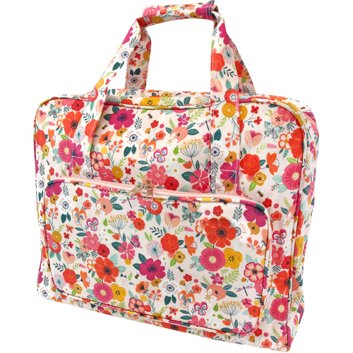 Sewing Machine Carry Bag Storage Bag PVC 20 x 44 x 38cm - Floral Garden Design