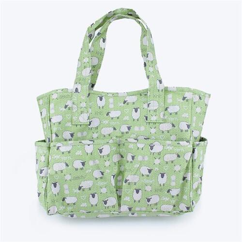 SEW EASY COLLECTION  Knitting Bag With Extra Pockets - Sheep Design