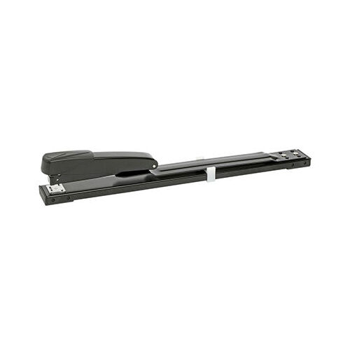 Marbig Stapler Long Arm Full Strip 25 Sheet Capacity No 26/6 Staples - Black  90195