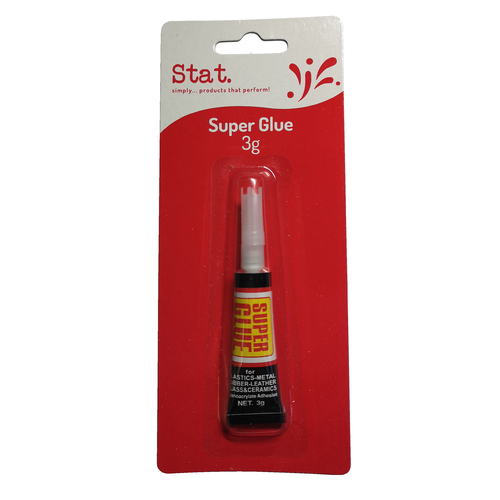 10 x Stat Super Glue 3g Immediate Bonding