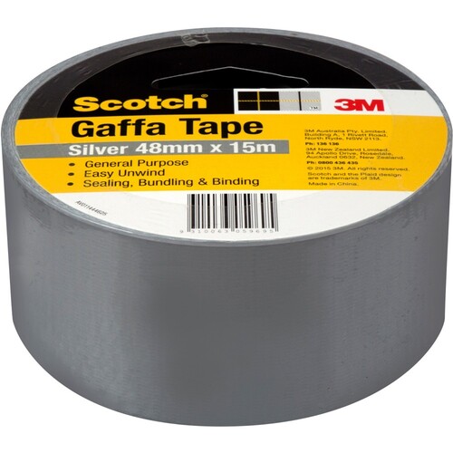 Scotch Gaffa Tape 48mm X 15M - Silver
