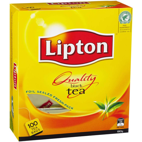 Lipton Tea Bags Black - 100 Pack