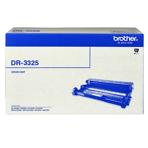 Brother Genuine DR-3325 Drum Unit 30k Page Yield 