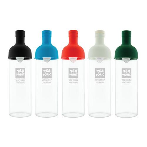 Tea Tonic Glass Wine Bottle With Silicone Lid