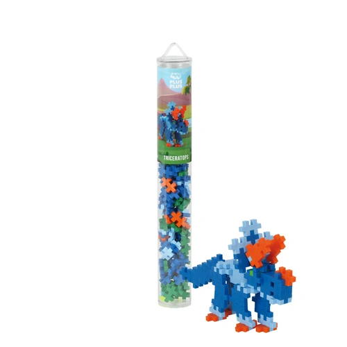 Triceratops Puzzle Tube Plus Plus 100 Pieces Tube | PP4094