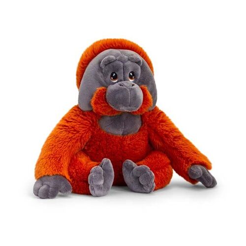 Soft Plush Toy Orangutan 25cm KEELECO - Male