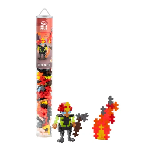 Firefighters Everyday Heroes Puzzle Tube Plus Plus 100 Pieces Tube | PP4294