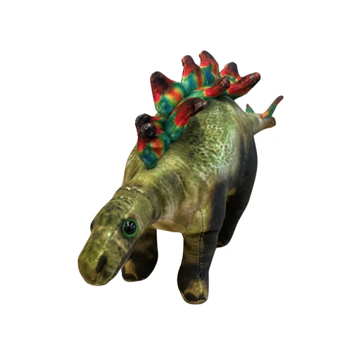 Johnco Plush Dino Toy Vibrant Imaginative Play FS90004 - Stegosaurus