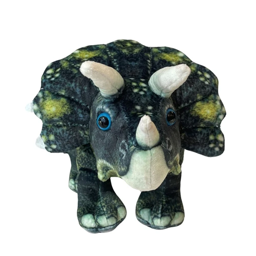 Johnco Plush Dino Toy Vibrant Imaginative Play FS90006 - Triceratops