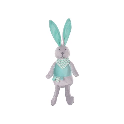 Lucky & Lulu Plush Rabbit Teddy Aqua 310mm - Lucky Toy