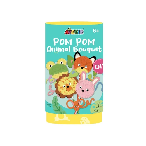 Pom Pom Bouquet Animals Craft Kit Avenir | CH231927