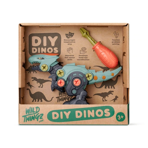 Wild Thingz JNR DIY Dino Building Kit - Velociraptor 