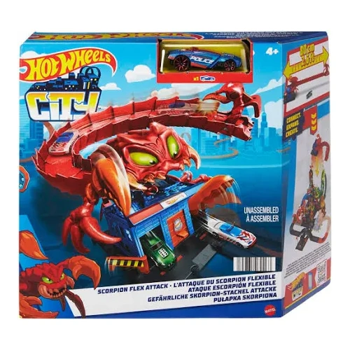 Hot Wheels Themed Nemesis Scorpion Flex Attack Track 